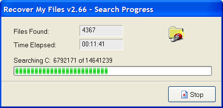 Recover Data File Step 4