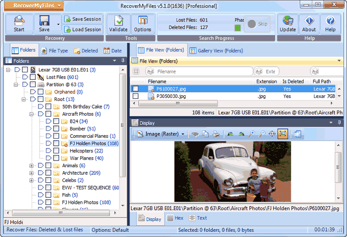 Recover Data File Step 5
