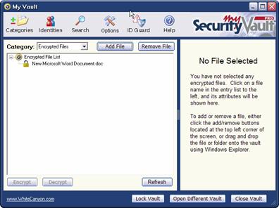 Encrypt List Add