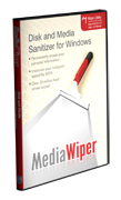 Clean removable media with MediaWiper