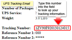 WhiteCanyon UPS Order Tracking