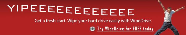 Erase hard drives with WipeDrive