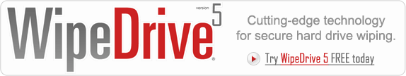 Erase hard drives with WipeDrive