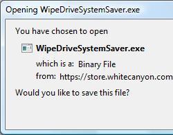 Erase Hard Drive: WipeDrive - Click on WD Exe File