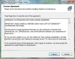 Erase Hard Drive: WipeDrive - License Agreement